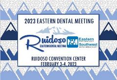 Ruidoso meeting logo with mountains graphic